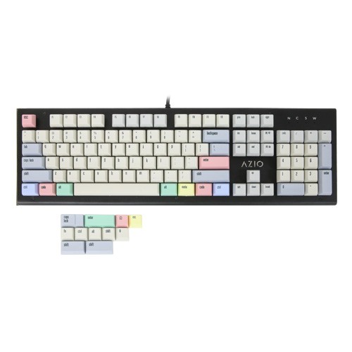 【商品特色】1、觸感滑順2、PBT材質，熱昇華印字3、指尖接觸面積改良，增加手指包覆感實際出貨僅有鍵帽，不含鍵盤品名：Everglide ARC球帽 PBT熱昇華 帆布鍵帽鍵帽材質：PBT鍵帽印字：熱