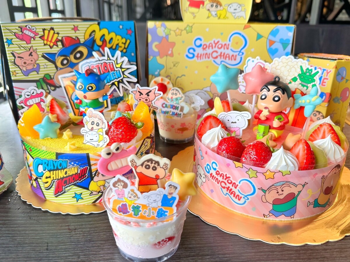 蠟筆小新在85℃！85℃獨家開賣4款蠟筆小新蛋糕，小新一家、動感超人現身再送小新公仔