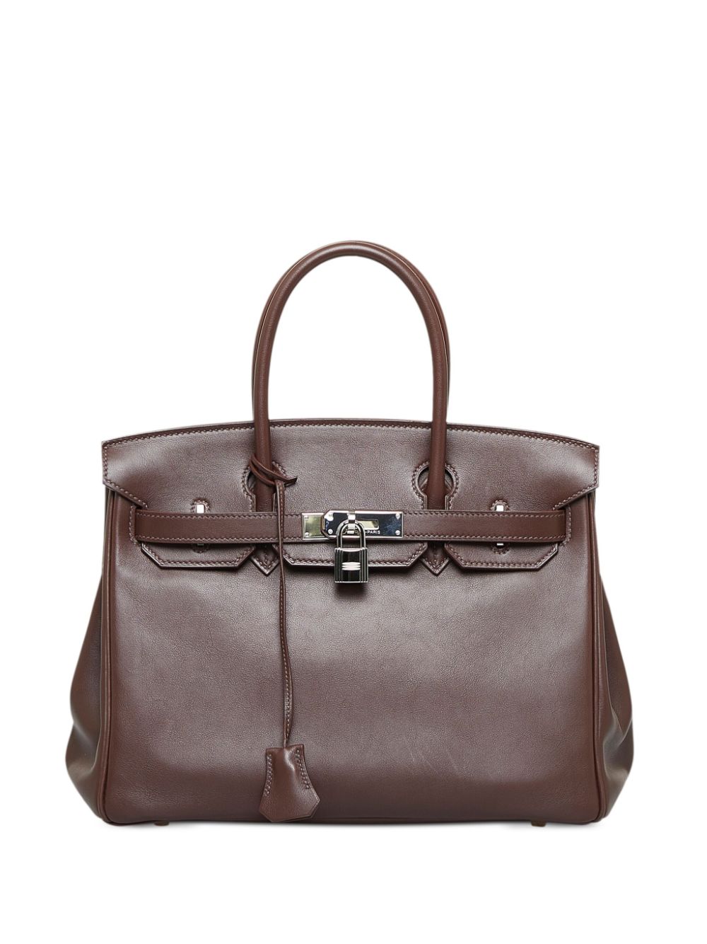 Hermès - 2008 pre-owned Birkin 30 handbag - women - Calf Leather - One Size - Brown
