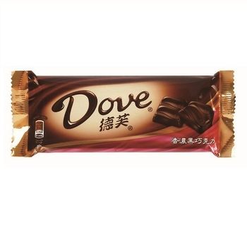 Dove德芙香濃黑巧克力 (80g/條)*2條【合迷雅好物超級商城】