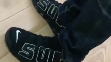 Supreme x Nike Air More Uptempo 鞋款著用影片流出！