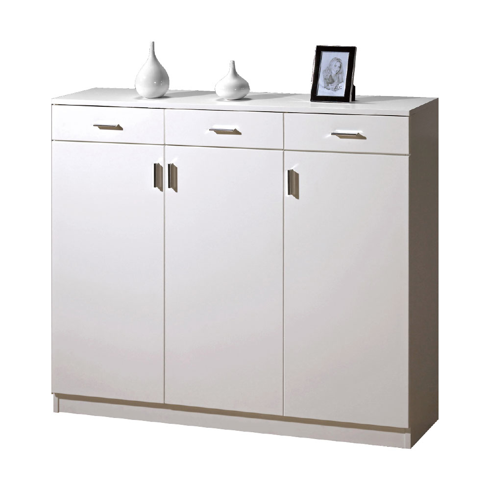 《甜蜜蜜》白玉4尺三門鞋櫃