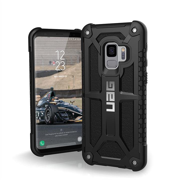 【美國代購】UAG 三星Galaxy S9設計的[5.8寸 羽毛輕型堅固軍用防摔手機殼 黑色
