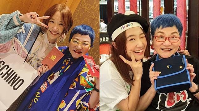 張小燕、黃子佼、Lulu在小年夜團聚。(圖／翻攝自Lulu Instagram)