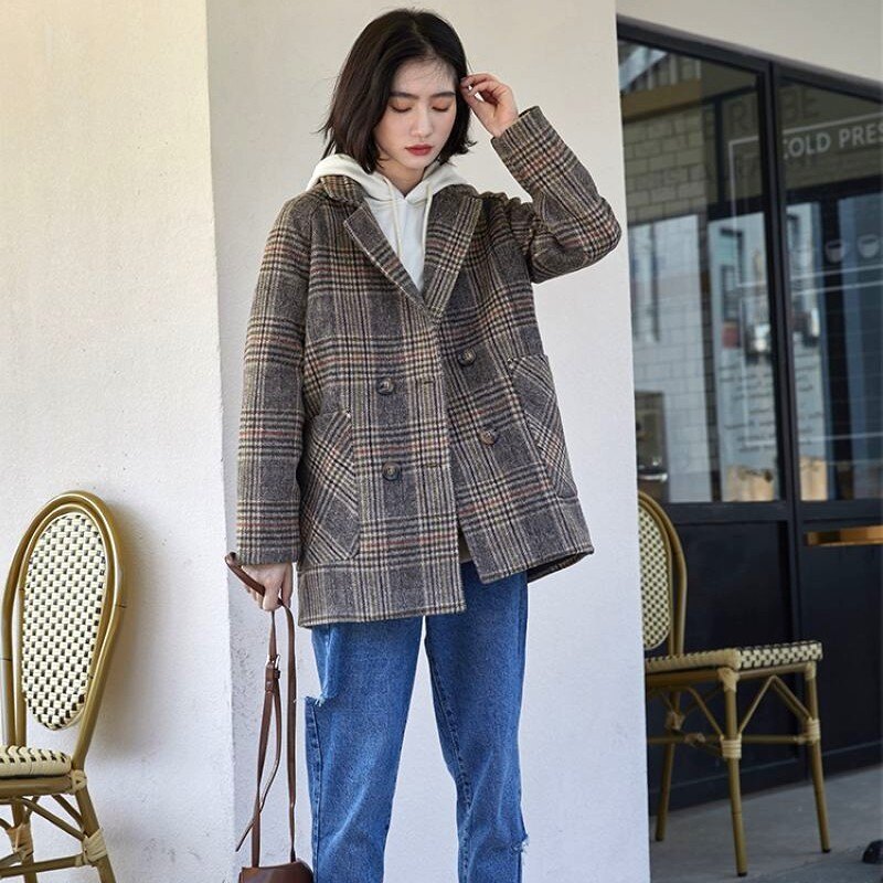 vic003695__S-L 韓版寬鬆毛呢西裝外套(預購)