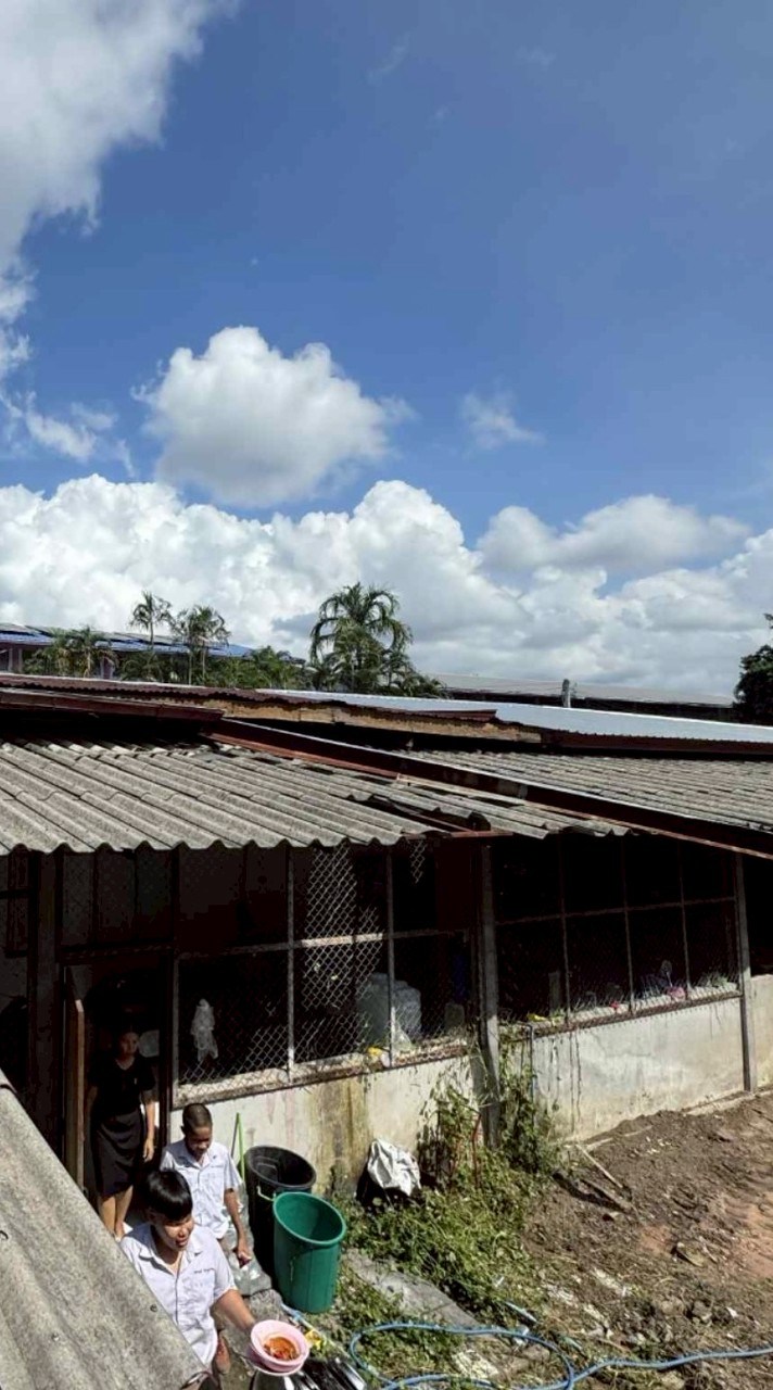 ผ้าป่าการศึกษาเพื่อซ่อมแซมโรงอาหาร รร.บ้านห้วยข่าโนนสมบูรณ์