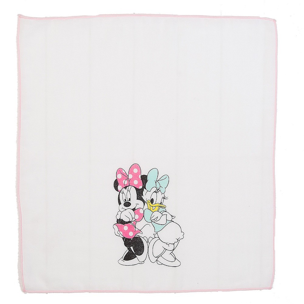 DISNEY米妮黛西超柔紗布手帕-粉 3入 蝦皮24h 現貨