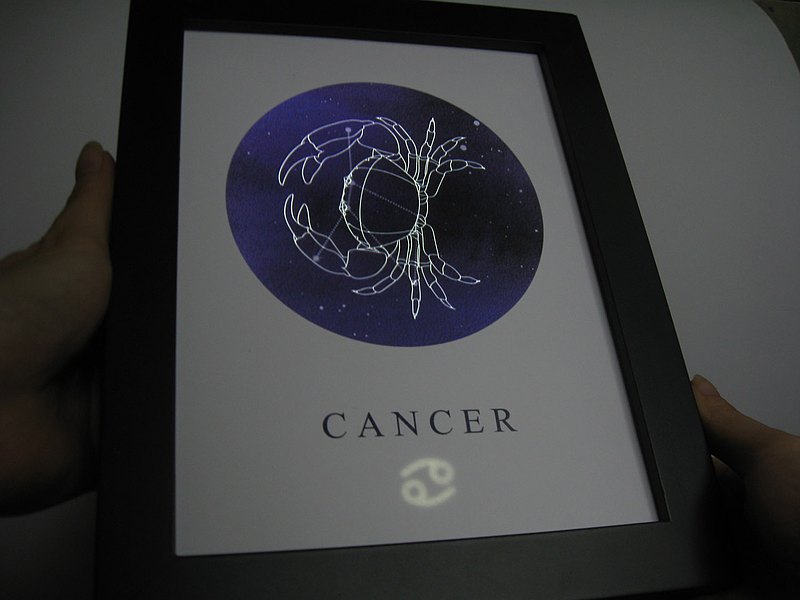 定製星座小夜燈 巨蟹座Cancer好友的畢業禮物 可調光陪伴工作學習