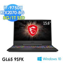 ◎15.6吋FHD ｜i7-9750H|◎8G DDR4｜1TB NVMe PCIe SSD|◎GeForce RTX2070,GDDR6 8GB｜Windows 10商品名稱:msi微星GL659S