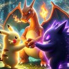 ピカチュウとリザードンとゲンガーがメイン物販(1ヶ月限定お試し)