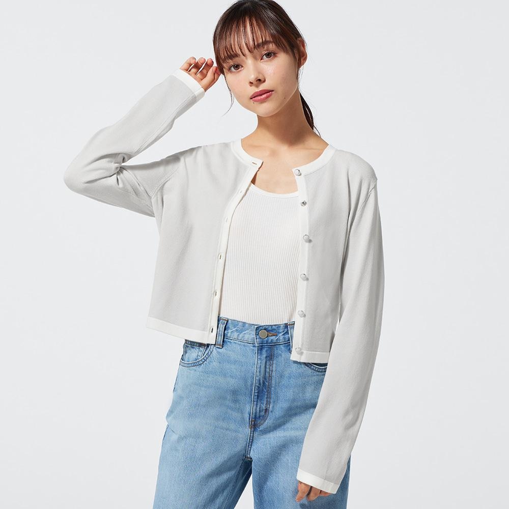 抗UV撞色開襟外套(長袖)OSB+EC