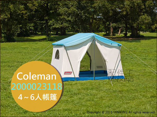 【配件王】日本代購 美國Coleman 2000023118 70年代綠洲露營帳篷 4~6人 登山 戶外 簡單設營