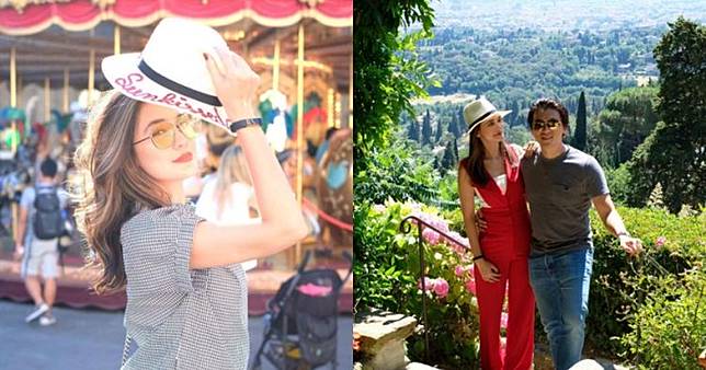 10 Foto Luna Maya dan Reino Rayakan Lebaran dengan Berlibur ke Italia