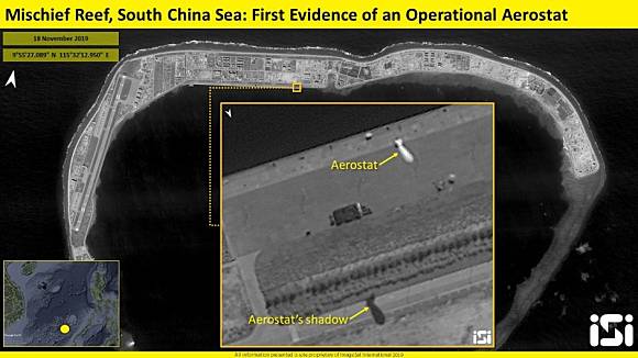 China Deploys Airship On Outpost In Disputed South China Sea