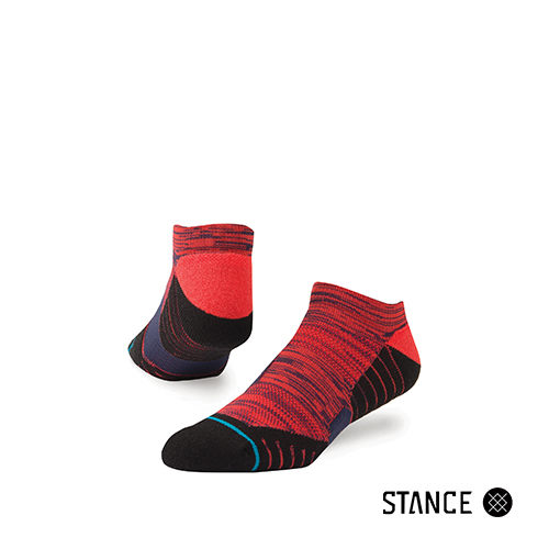 【STANCE】SHORT GAME LOW-男襪-運動機能襪-Golf系列(M258A18SHO RED)