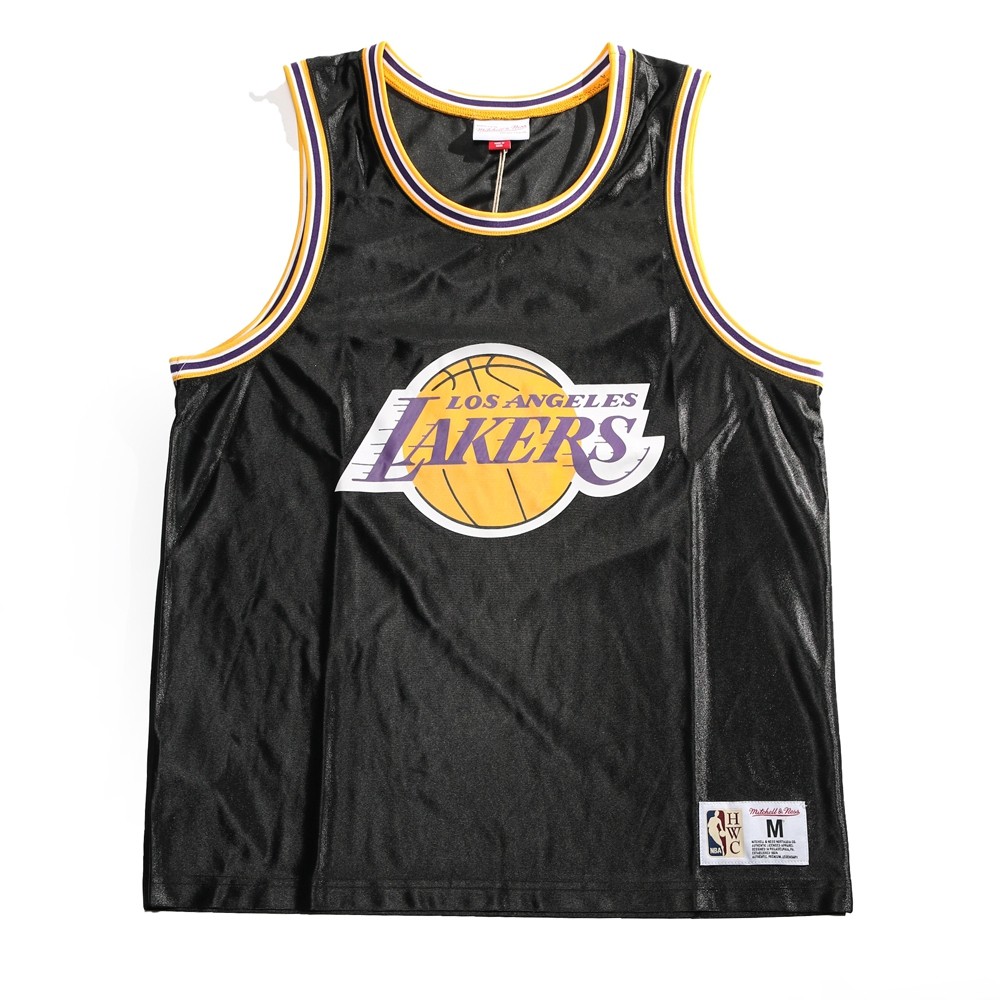 M&N NBA DAZZLE TANK 湖人 黑 球衣 (布魯克林) MN9ATK01LAL