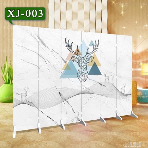 屏風隔斷裝飾墻現代歐式簡約中式客廳酒店辦公室玄關簡易移動折疊CY『小淇嚴選』