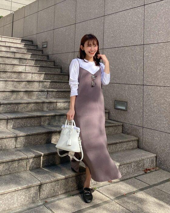 1点投入でコーデ完成 40代が美人見えする春ワンピース サンキュ