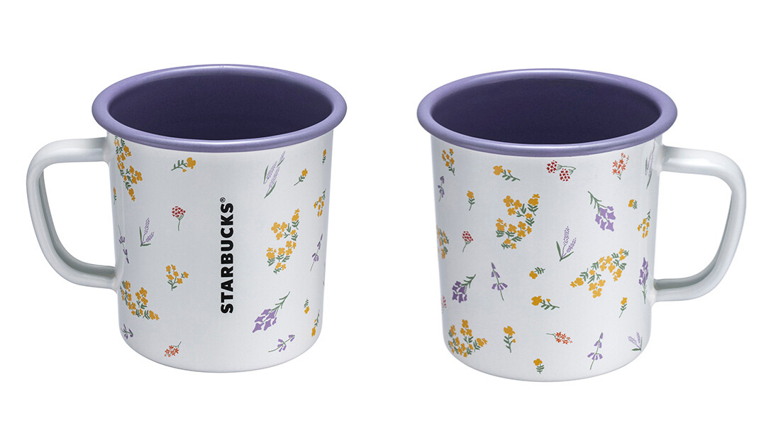 星巴克花草物語琺瑯杯，售價600元