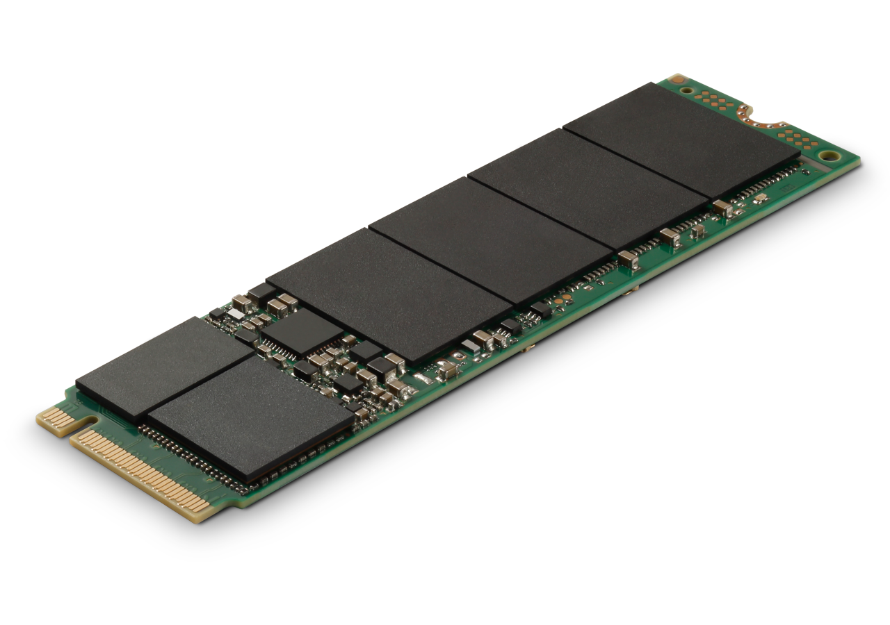 Micron 也推出自家設計控制器NVMe SSD，Micron 2200 採用64 層3D 堆疊