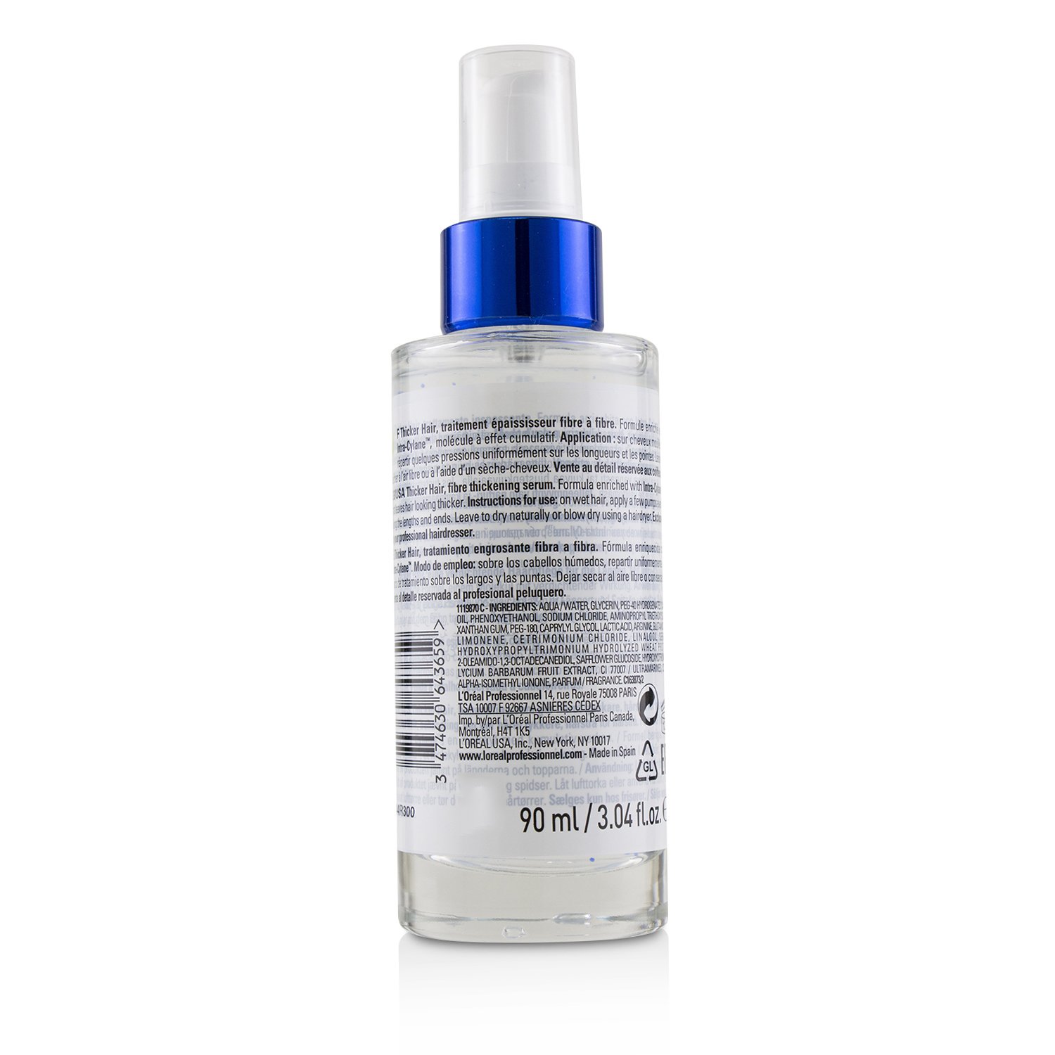 L'Oreal 萊雅 Professionnel Serioxyl 內部增厚頭髮Professionnel Serioxyl Intra-Cylane Thicker Hair(纖維豐厚精華) 90m