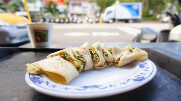 老張炭烤燒餅、基河豆漿店 士林人氣排隊店，早上傳統早餐，下午胡椒餅