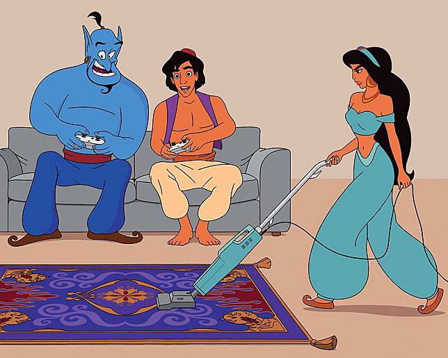 Ini Jadinya Kalau 7 Ilustrasi Disney Dibuat Ulang Untuk Menggambarkan Keadaan di Zaman Modern