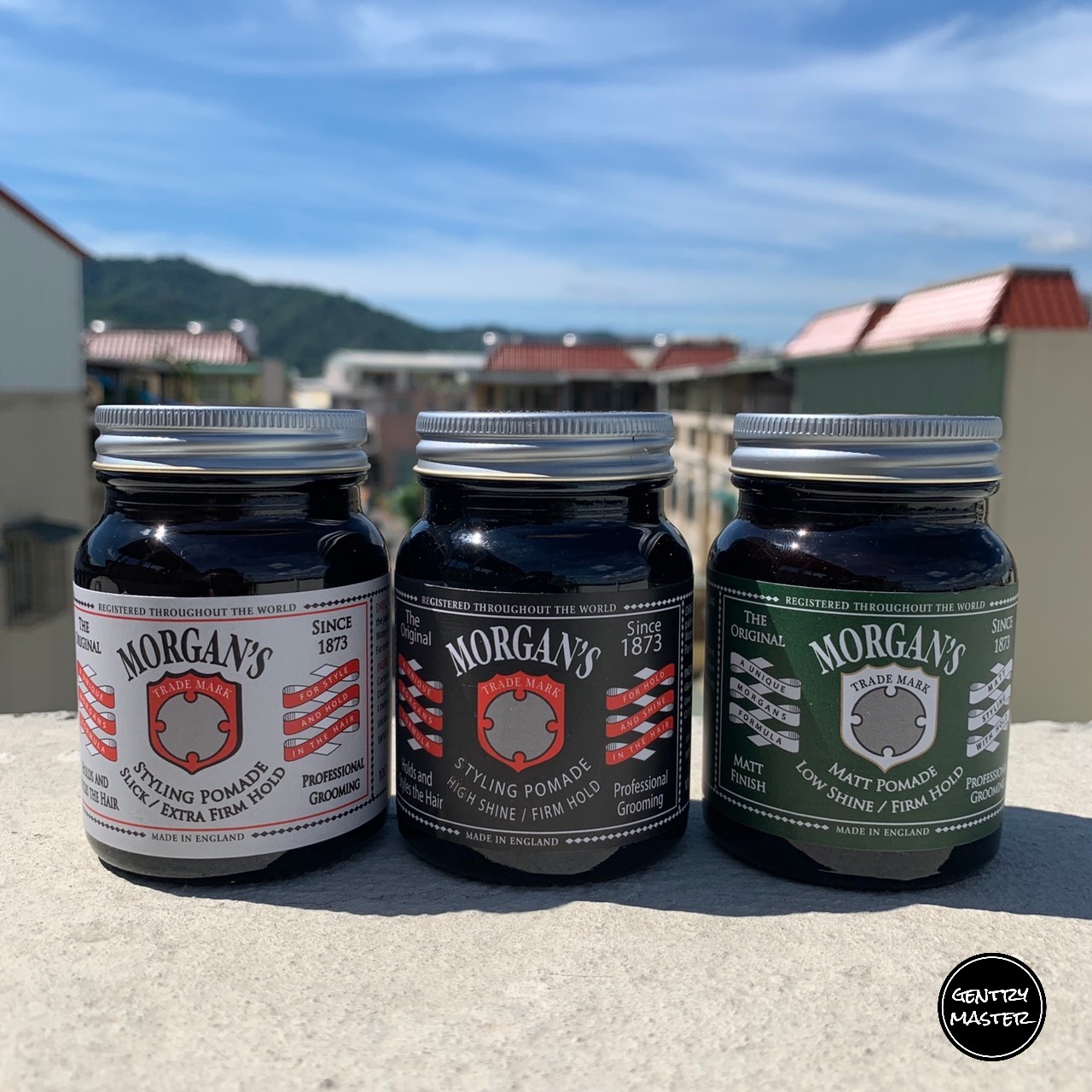 英國Morgan's 摩根超強水洗式髮油 100mL 銀標/黑標/綠標 (暢銷經典款)