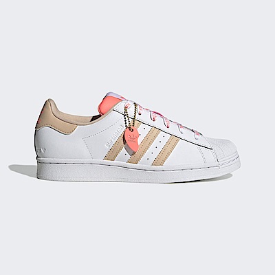 Adidas Superstar W [GW0570] 女 休閒鞋 運動 經典 貝殼頭 球鞋 穿搭 愛迪達 白 奶茶