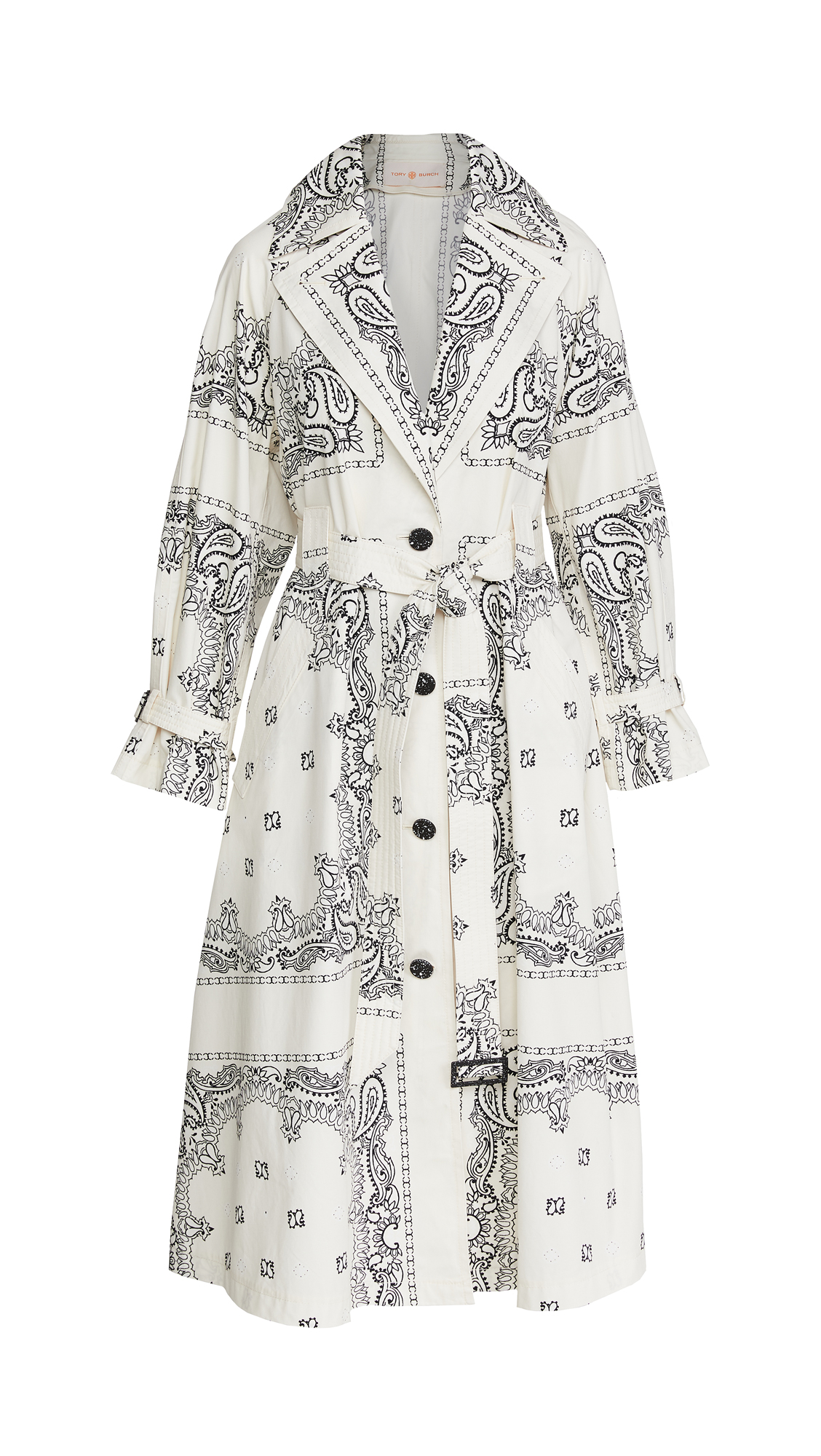 Tory Burch Printed Trench Coat