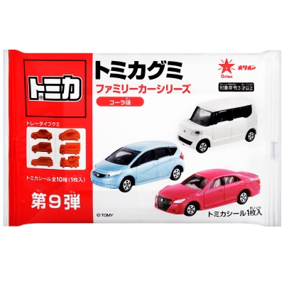 日本原裝進口 人氣TOMICA小汽車造型軟糖 大小朋友的最愛