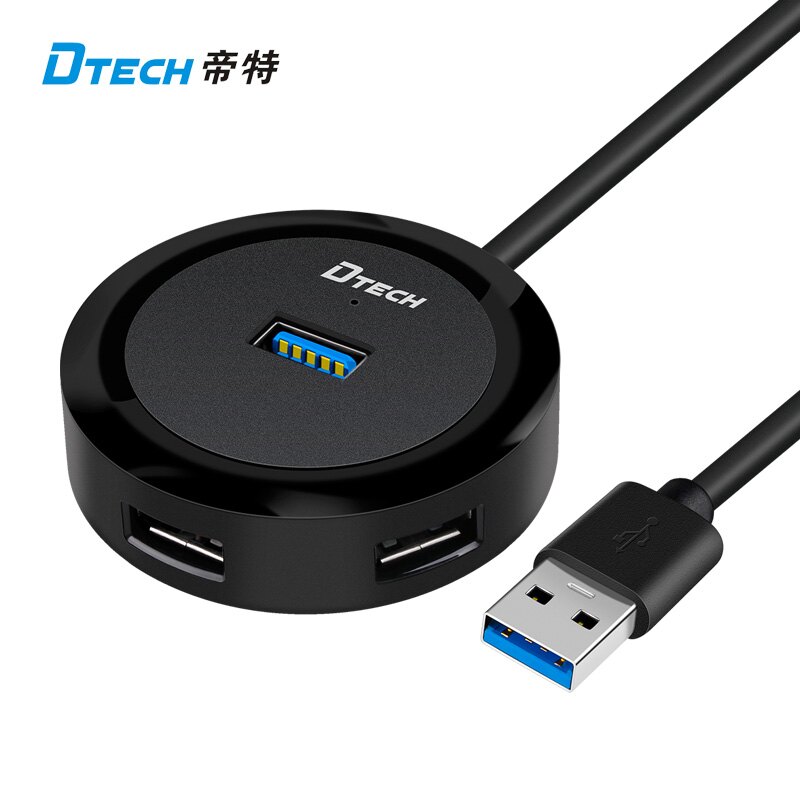 【生活家購物網】DTECH USB 3.0 HUB 四口集線器 分線器 1帶4 一拖四 擴充 USB HUB 桌機 筆電USB擴容 可脫機充電