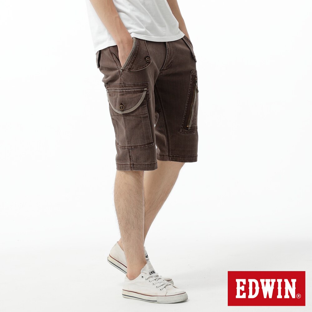 EDWIN 503 KAKHI 3D拉鍊五分休閒褲-男款 咖啡。流行男裝與男鞋人氣店家EDWIN的ITEM LIST 所有商品有最棒的商品。快到日本NO.1的Rakuten樂天市場的安全環境中盡情網路