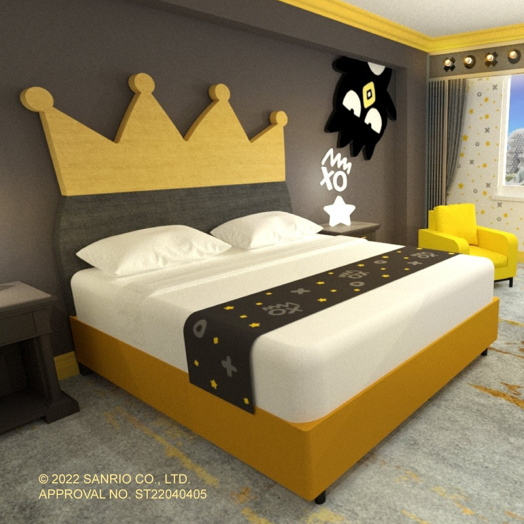 淘氣猴、酷企鵝、蛋黃哥粉絲們也有專屬主題房型