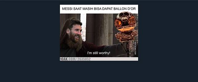 8 Meme Lucu Ballon D Or 2019 Ini Bikin Asik Cekikikan