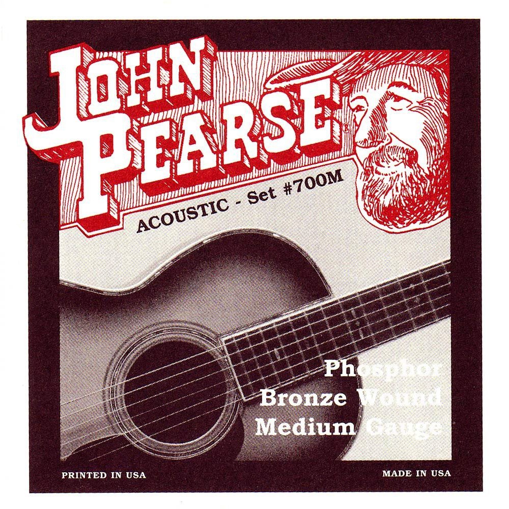 John Pearse 700M 民謠吉他弦 Phosphor Bronze 磷青銅 (13-56) - 【黃石樂器】