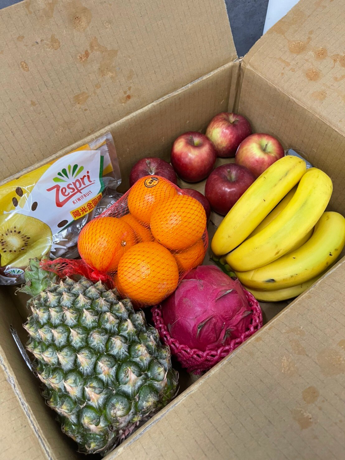 (免運冷藏宅配)【綠之果物】一週水果箱 (5-6種水果) 居家營養補給