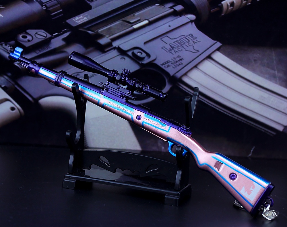 【現貨 - 送刀架】『 98k-Lumi主播 狙擊槍』17.5cm 刀 劍 槍 武器 兵器 模型 no.9681