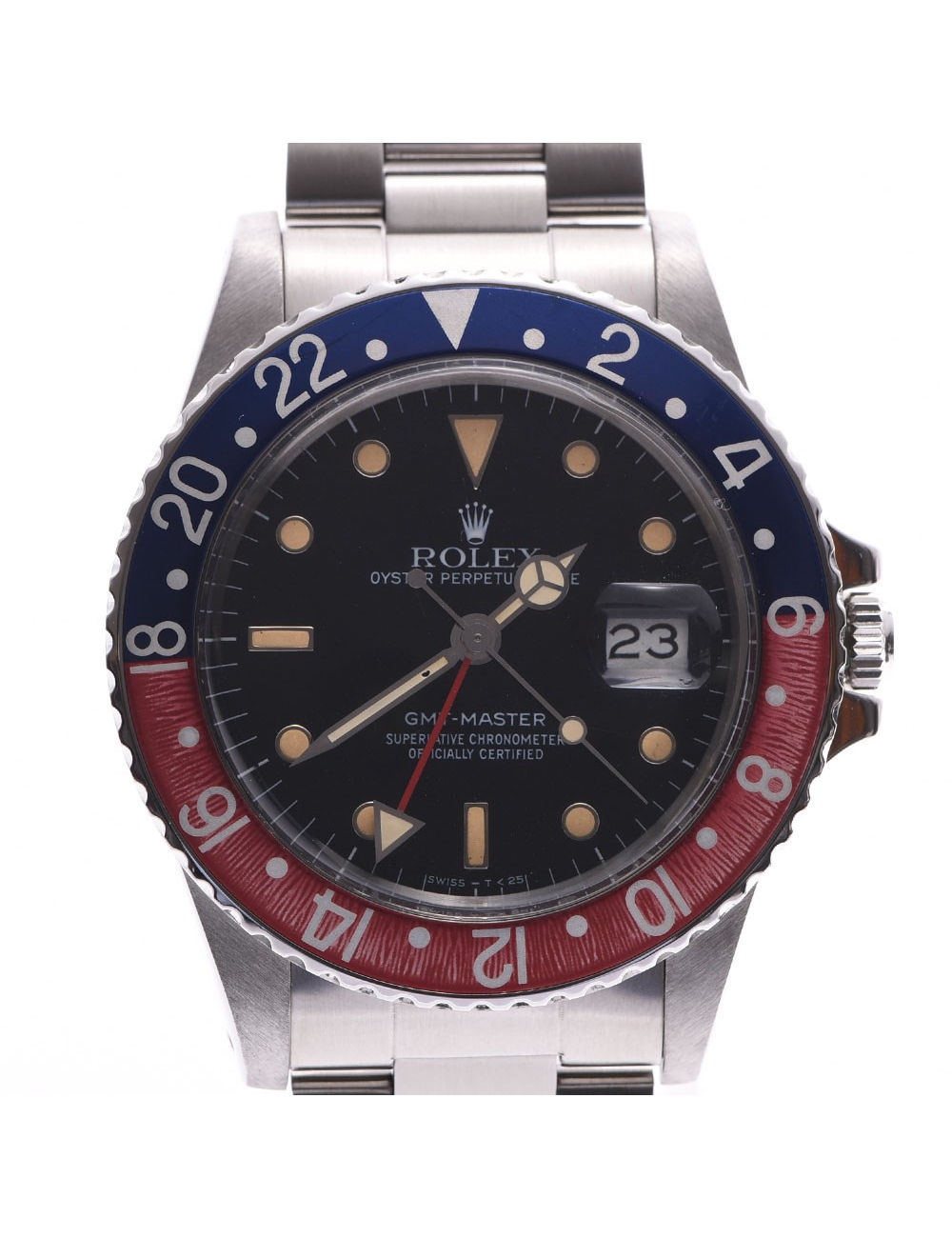 GMT Master，作為飛行員手錶的流行男錶GMT（兩個國家的時間顯示）功能，特別推薦給商務愛好者和旅行愛好者！勞力士運動型腕錶中也有多種類型，具有俏皮和休閒的感覺。 [產品信息] 品牌：ROLEX