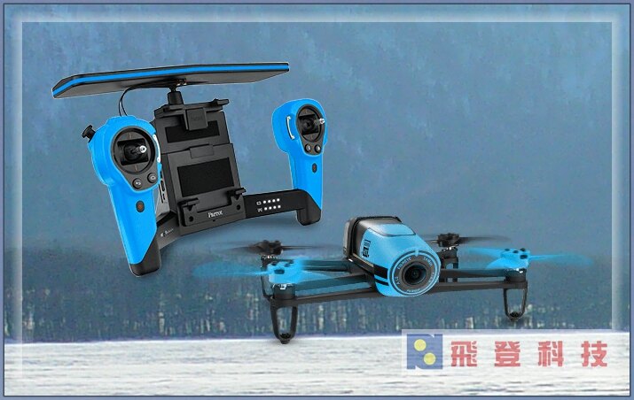 【空拍攝影機】(藍色) 雙電池 派諾特Parrot BEBOP DRONE 單機版空拍機遙控攝影飛機 WIFI功能 1080P高清畫質 自動返航功能 雙核處理器 含稅開發票 公司貨。人氣店家飛登科技的