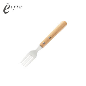 日本Elfin 原木琺瑯蛋糕叉子 (2入)
