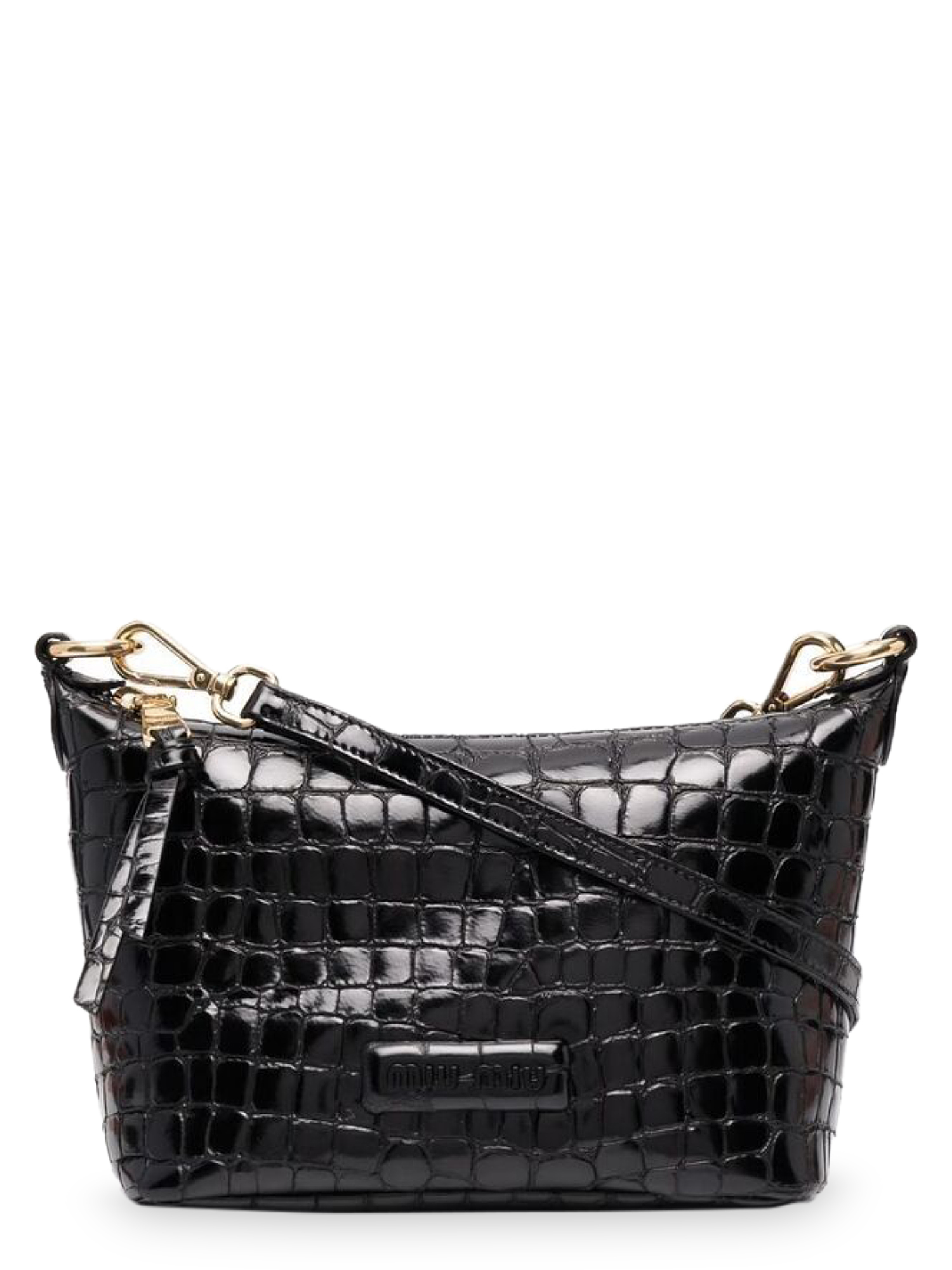 Women's Shoulder Bags - Miu Miu - In Black Leather