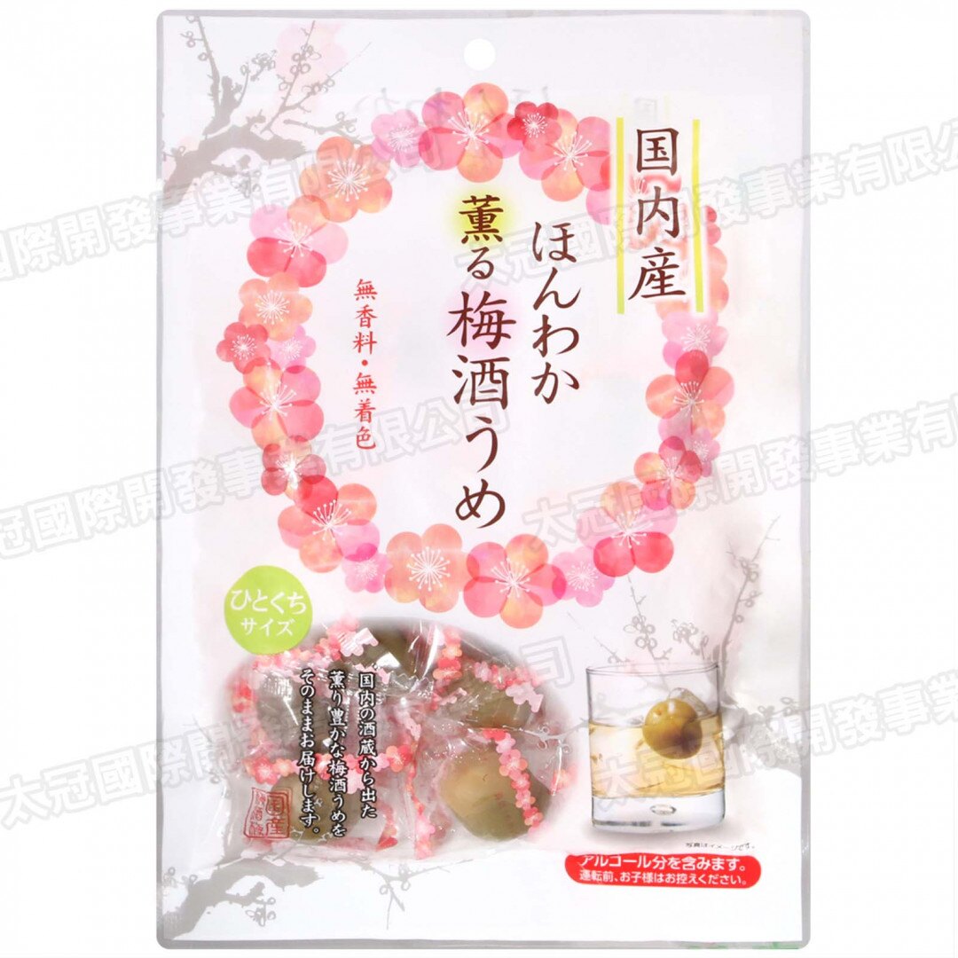 日本 野澤 微醺酒梅 135g 日本進口零食 JUST GIRL