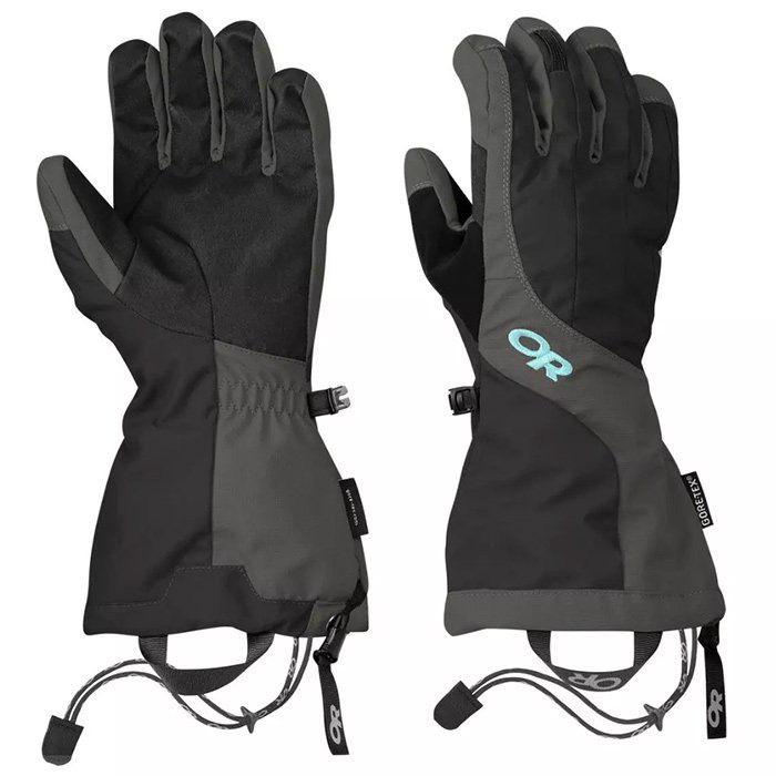 多用途GORE-TEXR 防水透氣高山手套，提供抓取靈巧、及防水的保護。手掌防滑設計，抓握東西不滑手，即使寒冷天候也不受影響。內層可拆式薄刷毛手套，保暖舒適，讓您的手保持一定的溫度。手背上快速調整式拉