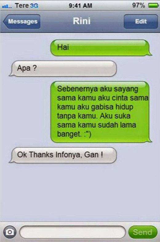 Kumpulan Chat Para Jomblo Ke Gebetannya Ini Bikin Ngakak