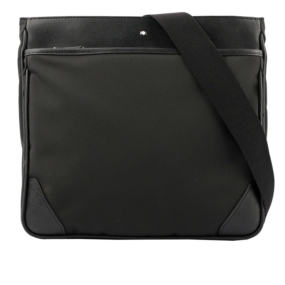 品牌：MONTBLANC(萬寶龍)狀況：全新商品測量：W26xH28xD5.5cm材質：帆布配件：附防塵袋 原廠紙卡說明書來源：全新真品平行輸入，購於歐美專賣店 貼心提醒：圖片顏色會因個人螢幕設定差異