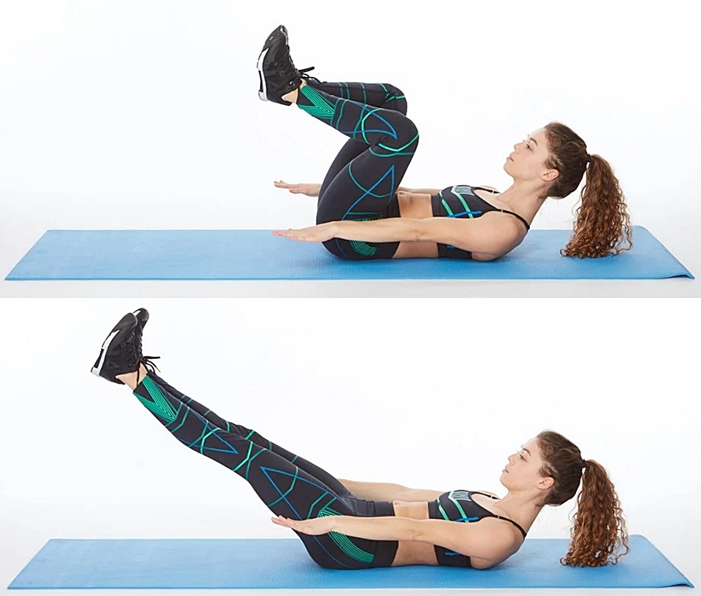 瘦下腹運動3：蛙式推舉