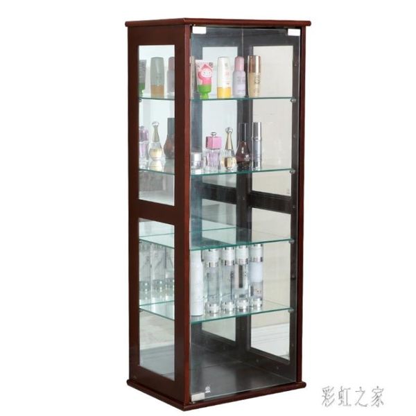 紅酒櫃 時尚簡約現代玻璃酒櫃精品展示櫃酒吧臺咖啡廳餐邊櫃櫃上櫃 FF700【彩虹之家】