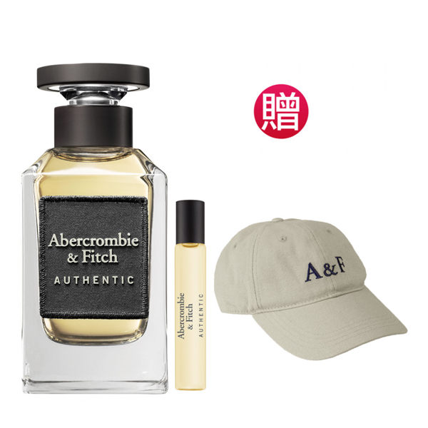 Abercrombie&Fitch 真我男性淡香水100ml(贈)A&F品牌棒球帽+同款隨身瓶15ml★Vivo薇朵