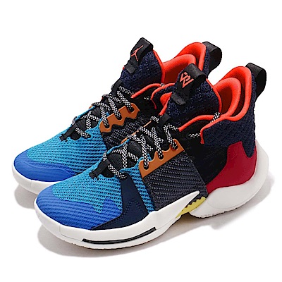 型號: AO6218-900品名: Jordan Why Not Zer0.2 GS配色: 黑色 藍色特點: 籃球鞋 運動 明星款 Westbrook 球鞋 大童 黑 藍參考童鞋尺寸表